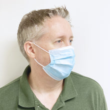 Load image into Gallery viewer, 3-Ply Disposable Adult Face Masks (50 pcs/box)