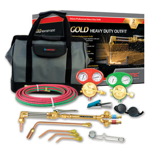 GENTEC 1130FA Gold Series Commander Oxy-Acetylene Heavy Duty Deluxe Outfit for Industrial & Commercial Applications