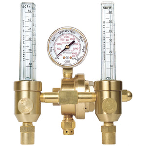 GENTEC 196AR-60 Dual Flowmeter Regulator