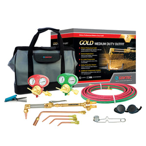 GENTEC 1120 Gold Series "Jobber" Medium Duty Deluxe Outfit for Welding, Cutting & Heating